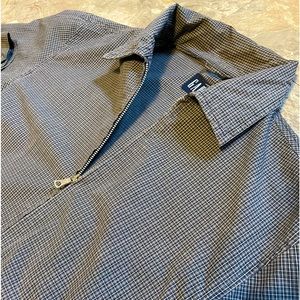 Authentic Vintage GAP Plaid 1/4 Zip Lightweight Bomber Jacket